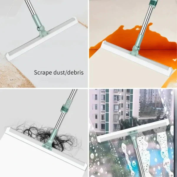 IGS FlexiClean - Multipurpose Wiper | Adjustable Silicon Blade | 180° Rotating Head