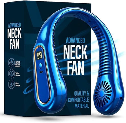 WindMate Wearable Neck Fan | Silent Airflow | Travel & Outdoor Cooling