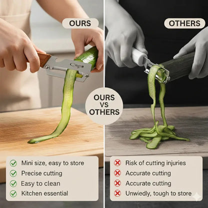 SteelCut Smart Peeler – Stainless Peeler | High-Grade Durability | Clean, Precision Peeling + Bottle Opener